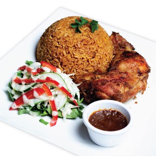 Jollof with Chicken